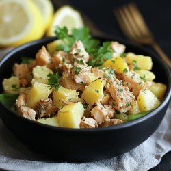 Salade de pommes de terre au thon