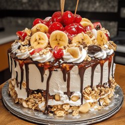 Delicious Banana Split Cake