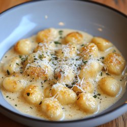 Gnocchi à la sauce parmesan