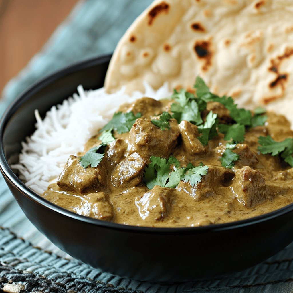 Simple Indian Curried Lamb