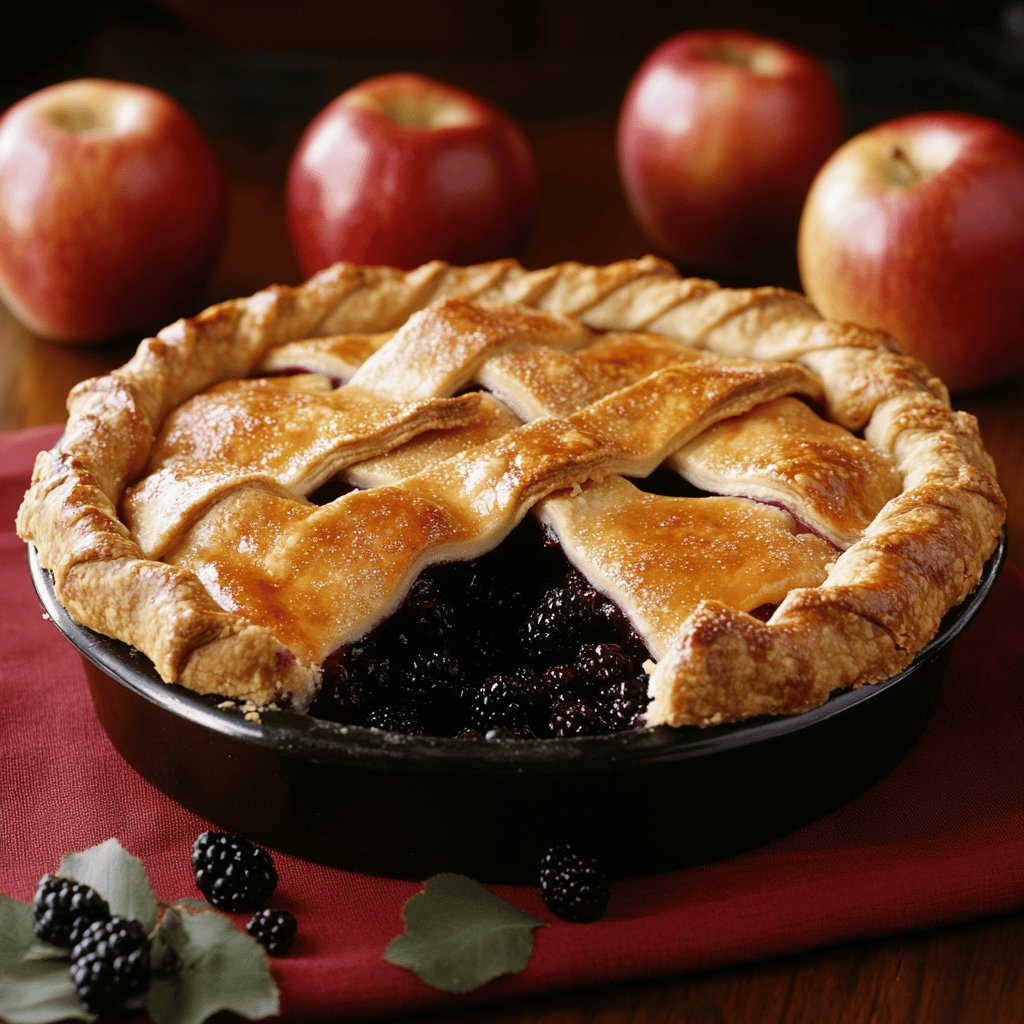 Apple Blackberry Pie