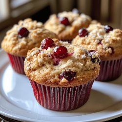 Cranberry Applesauce Muffins