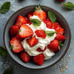 Strawberries with Cream