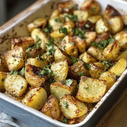 Greek Lemon Roasted Potatoes