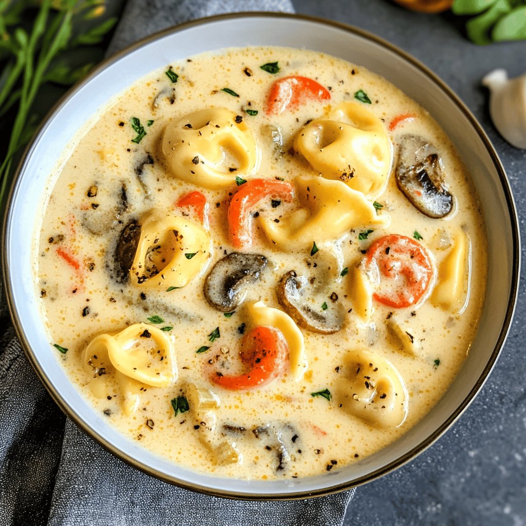 Creamy Tortellini Soup