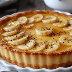 Tarte à la banane maison