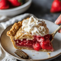 Summer Strawberry Rhubarb Pie