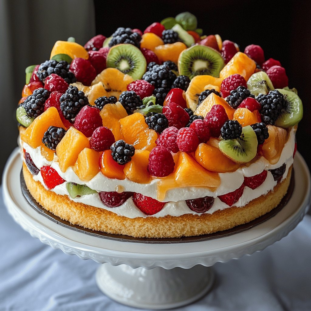 Cake aux fruits classique