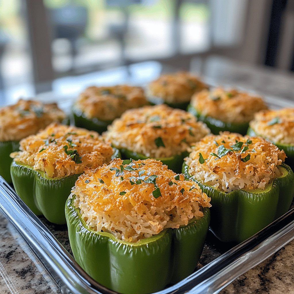 Easy Stuffed Green Peppers