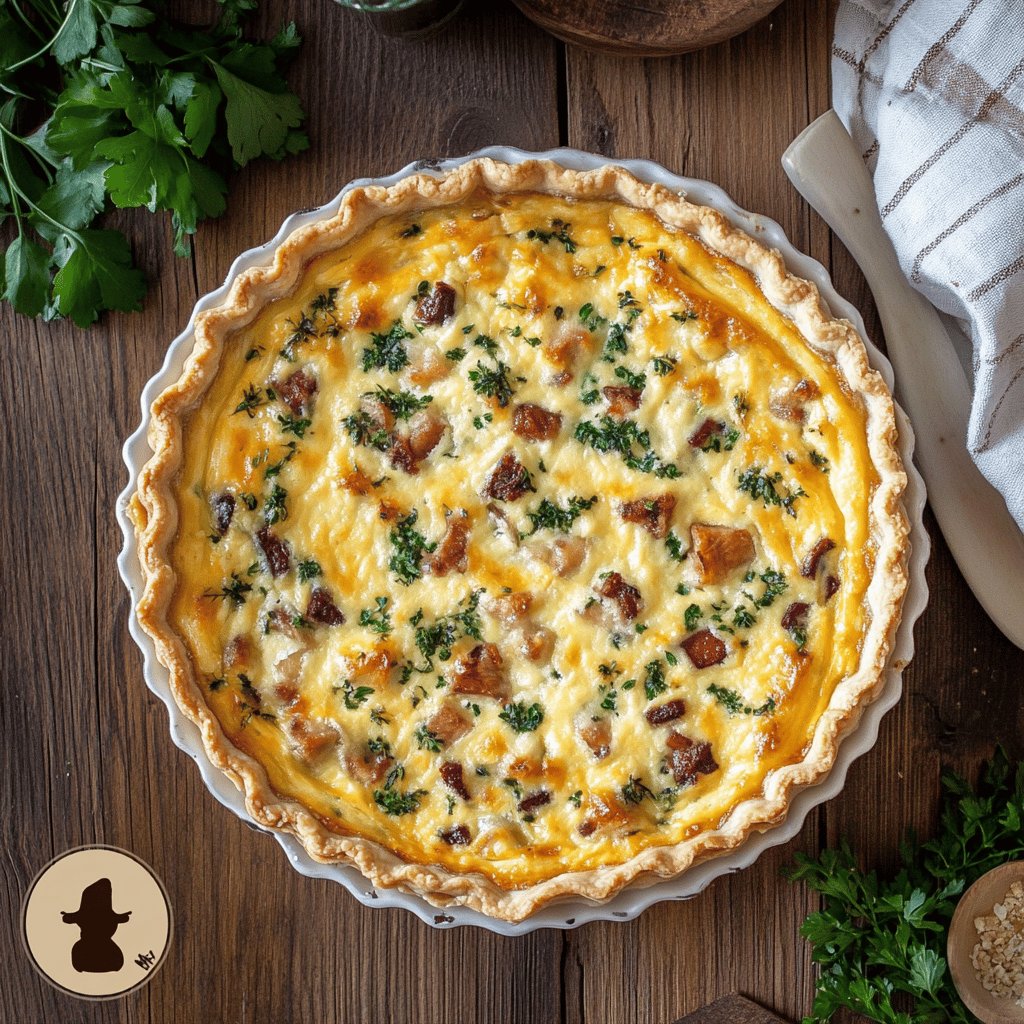 Quiche généreuse feuilletée