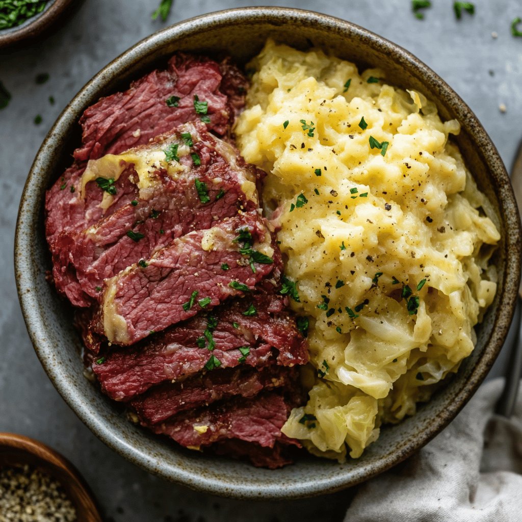 Simple Corned Beef and Cabbage