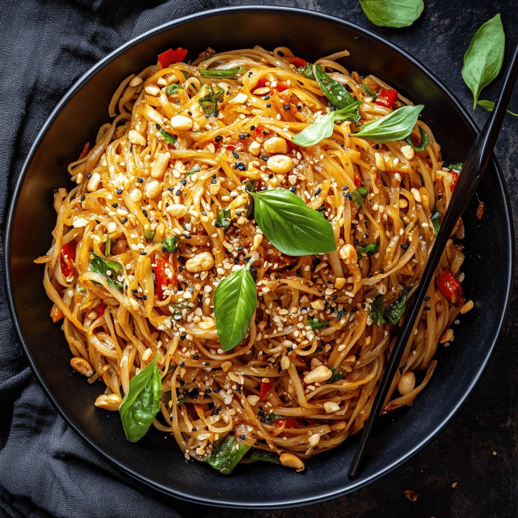 Traditional Pad Thai Noodles