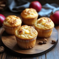 Muffins aux pommes maison