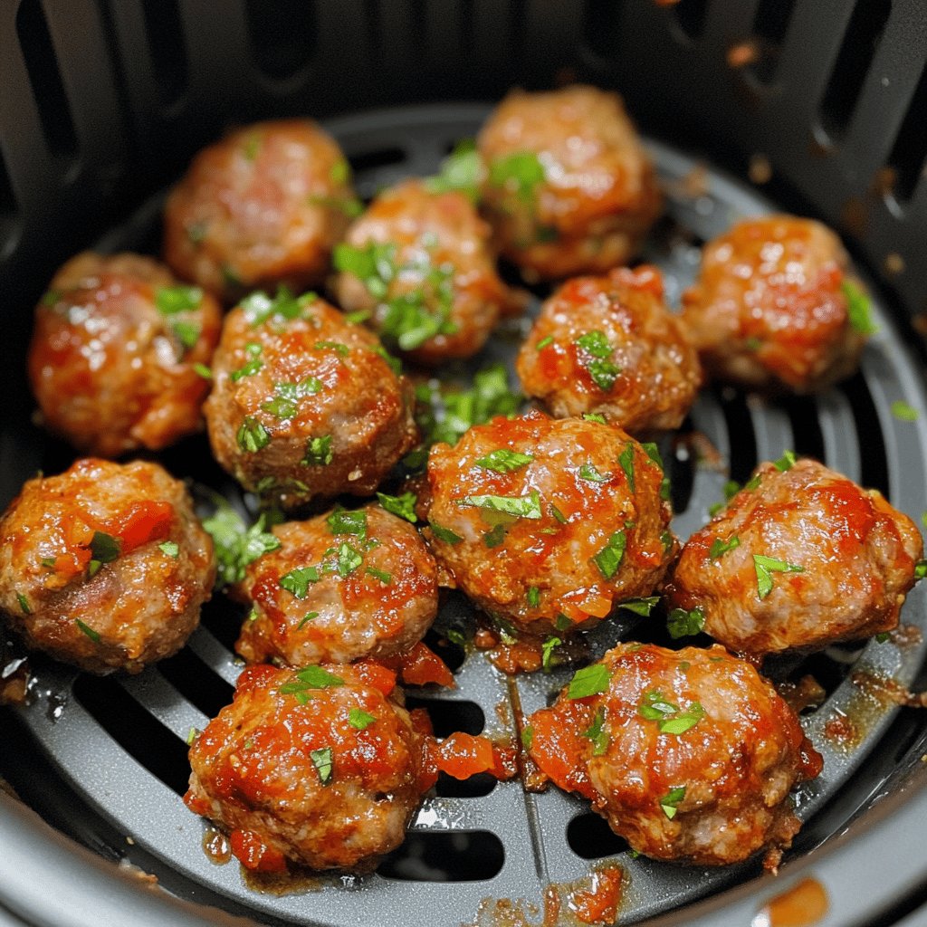 Air Fryer Frozen Meatballs