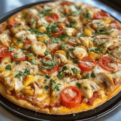 Gourmet Chicken Pizza