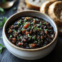 Tapenade noire épicée