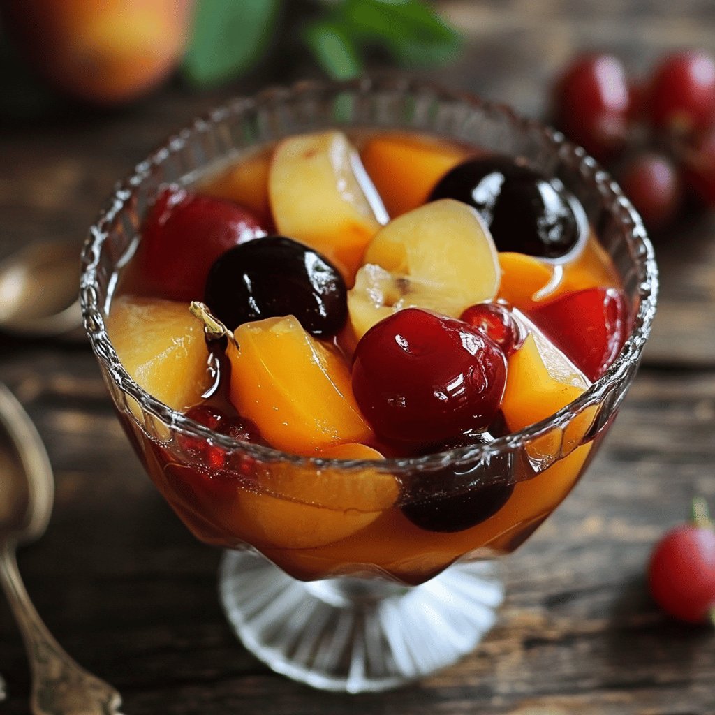 Compote d'été aux fruits variés