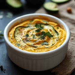 Flan de courgettes au curry rapide