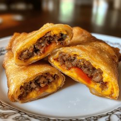 Cheeseburger Egg Rolls