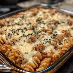 Chicken Parmesan Pasta Casserole