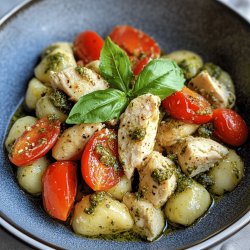 Gnocchi with Chicken and Pesto