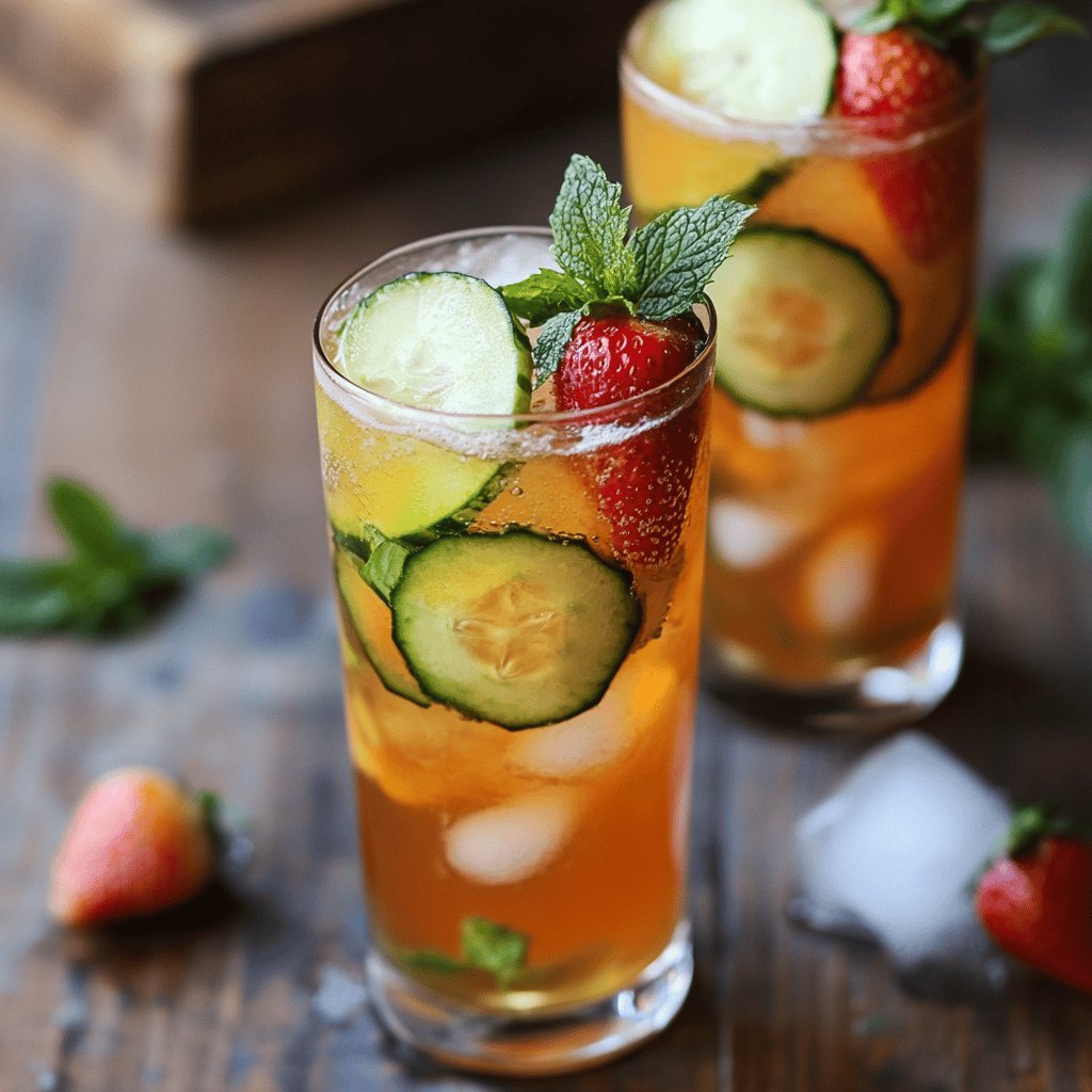 Cocktail au Pimm's