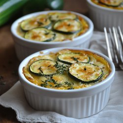 Flans de courgettes faciles