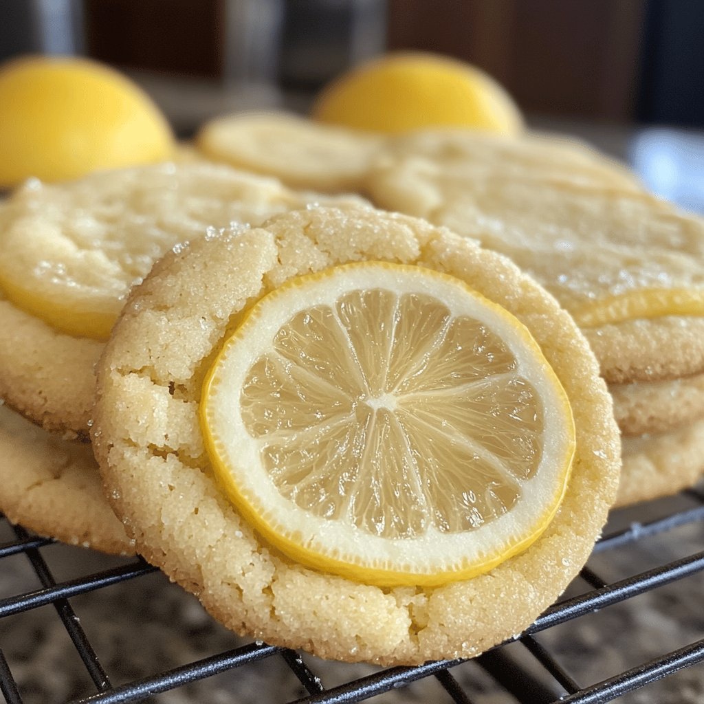 Homemade Lemon Cookies