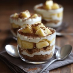 Tiramisu à l'ananas et au lait de coco