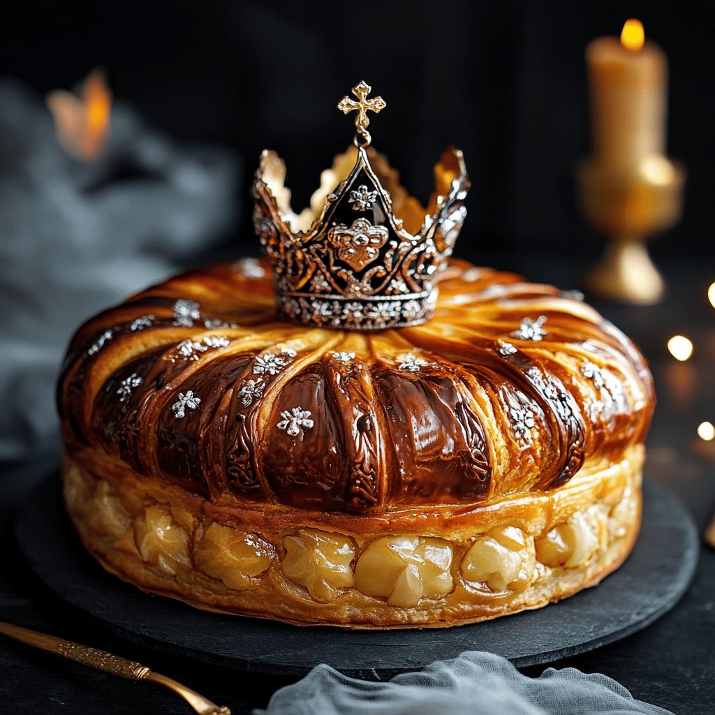 Gâteau des rois traditionnel