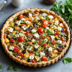 Tarte ratatouille au chèvre