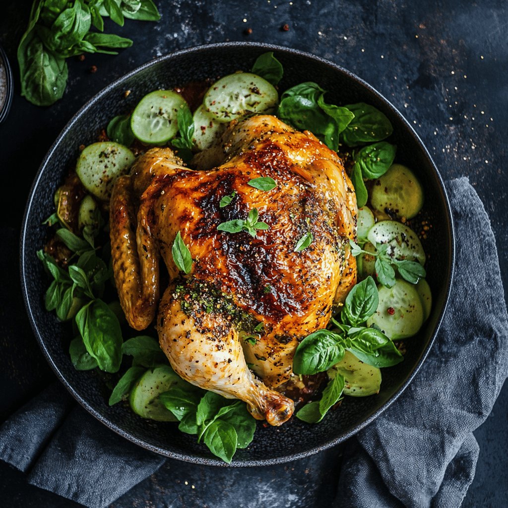 Simple Whole Roasted Chicken