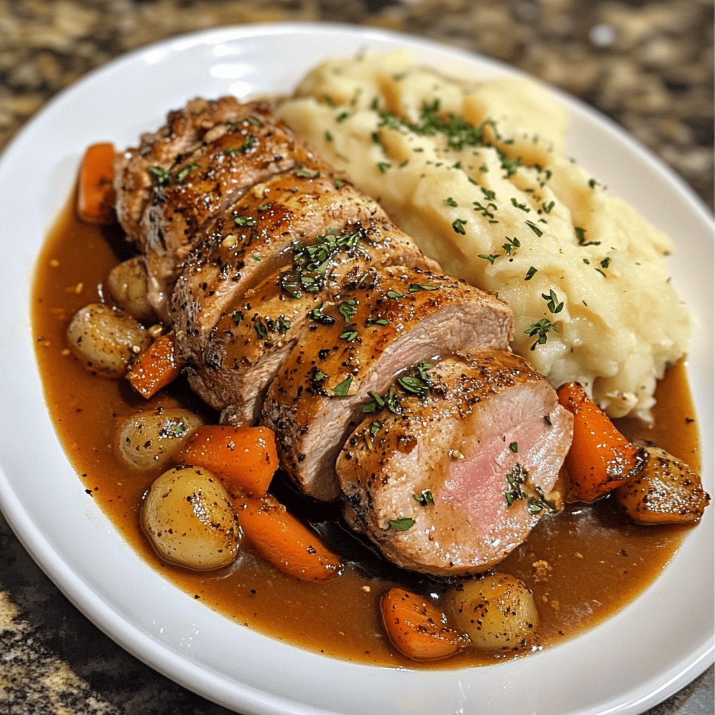 Slow-Cooked Pork Tenderloin