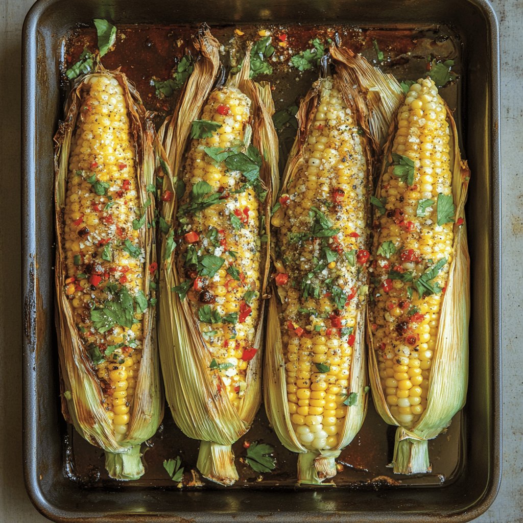 Oven-Roasted Corn on the Cob