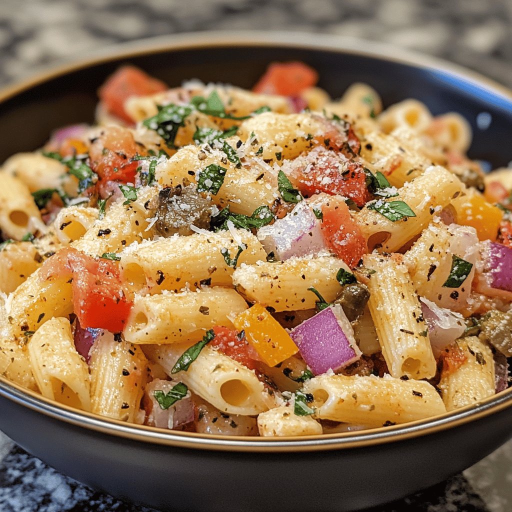 Pasta Salad with Homemade Dressing