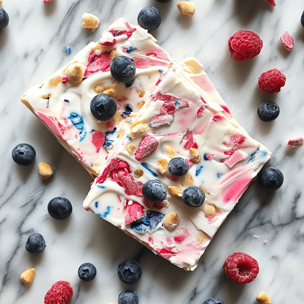 Frozen Yogurt Bark