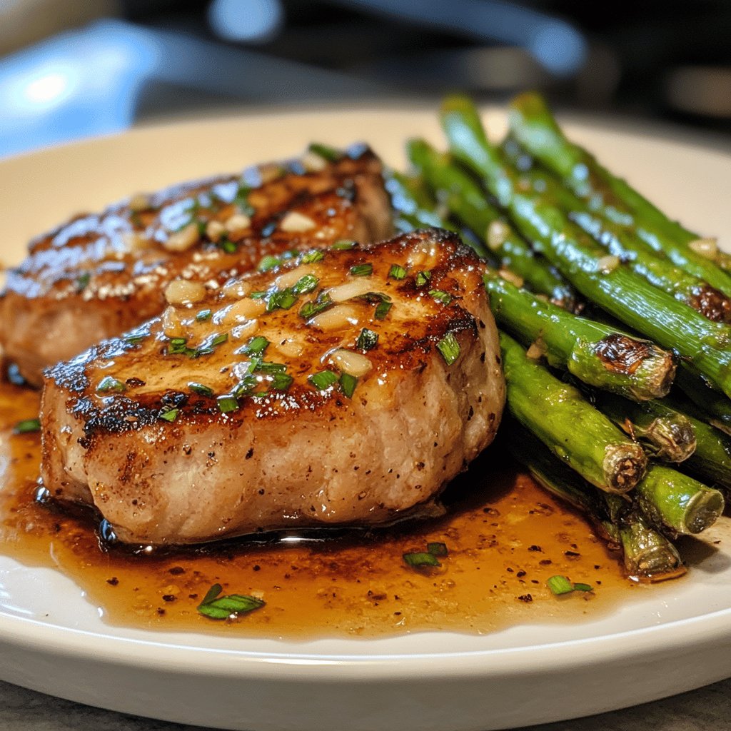 Honey Garlic Pork Chops