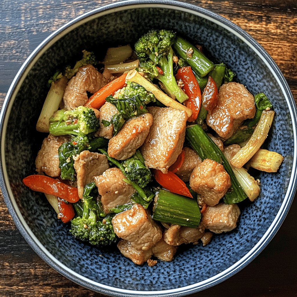 Pork and Bamboo Stir-Fry