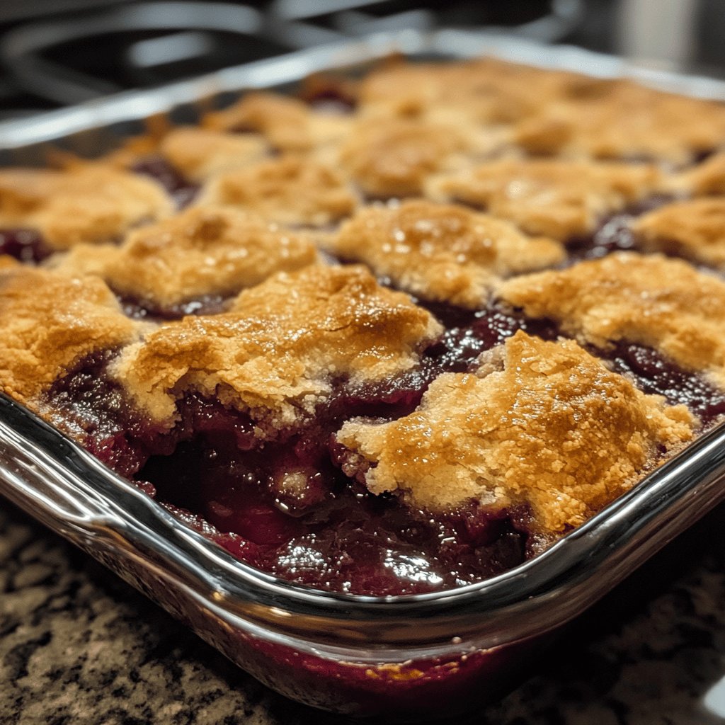 Easy 3-Ingredient Cobbler