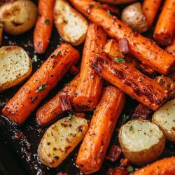 Roasted Carrots and Potatoes