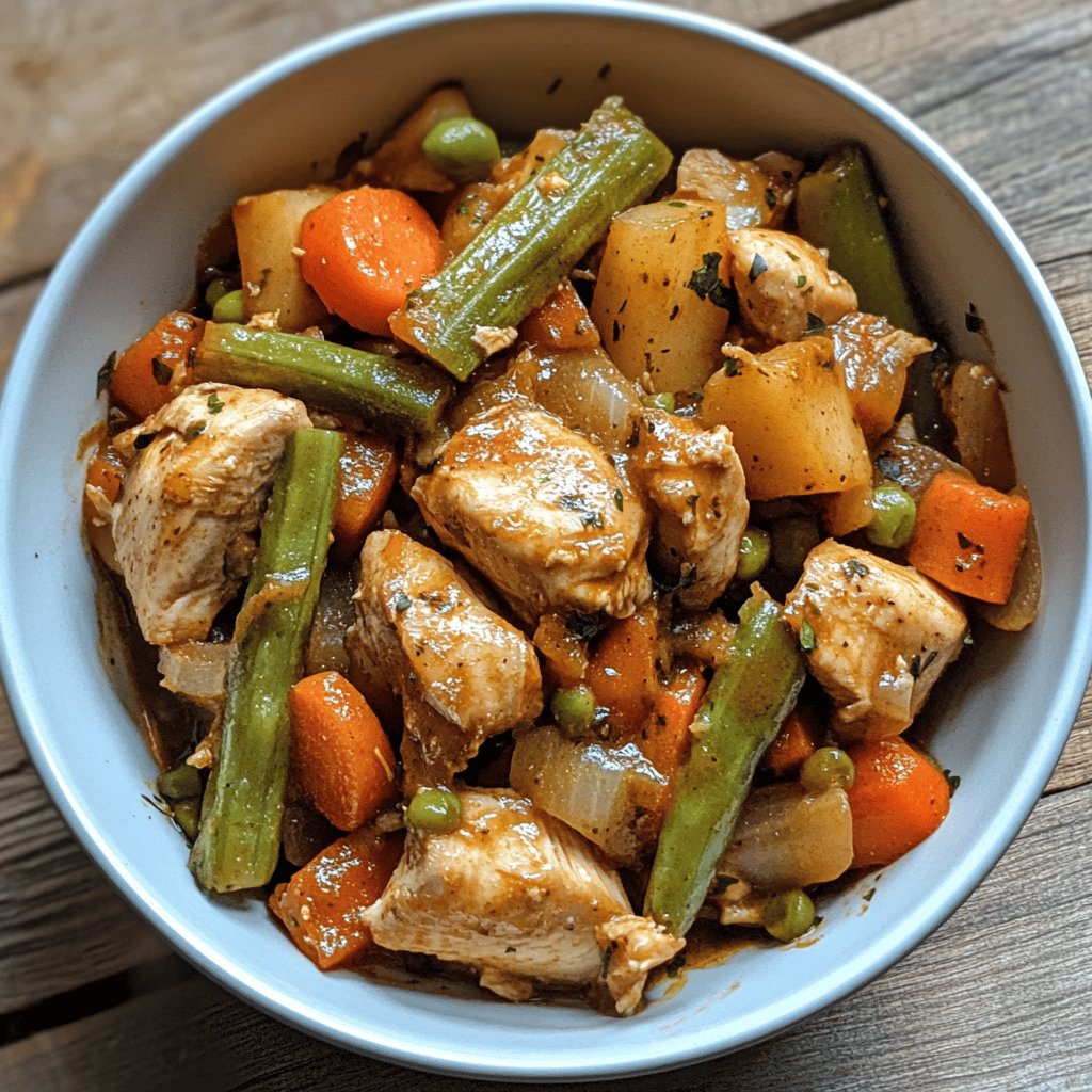 Slow Cooker Chicken with Vegetables