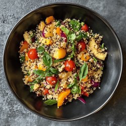 Salade de quinoa printanière