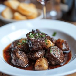 Ragoût de chevreuil au vin rouge