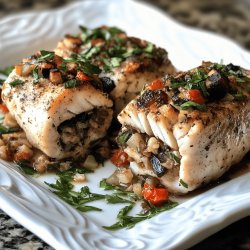 Mediterranean Stuffed Swordfish