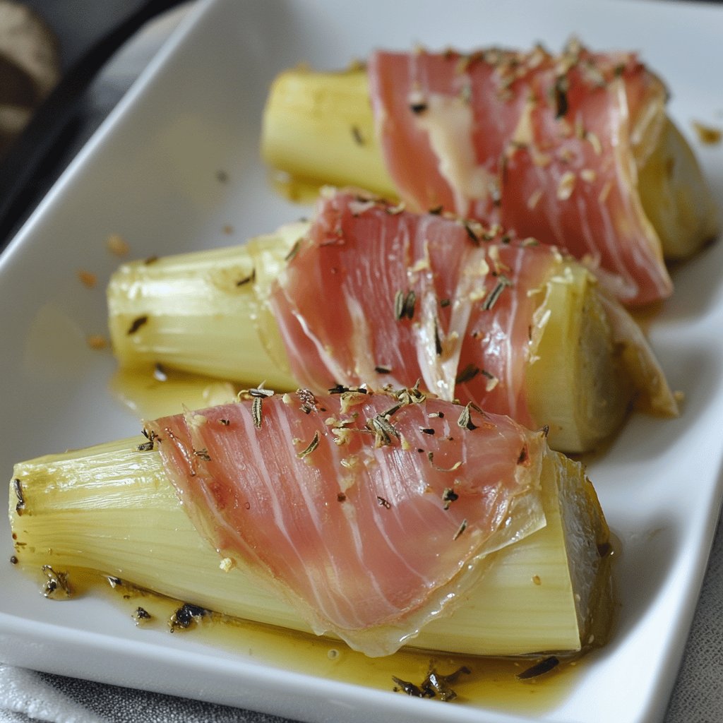 Endives au jambon légères