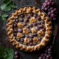 Delicious Concord Grape Pie