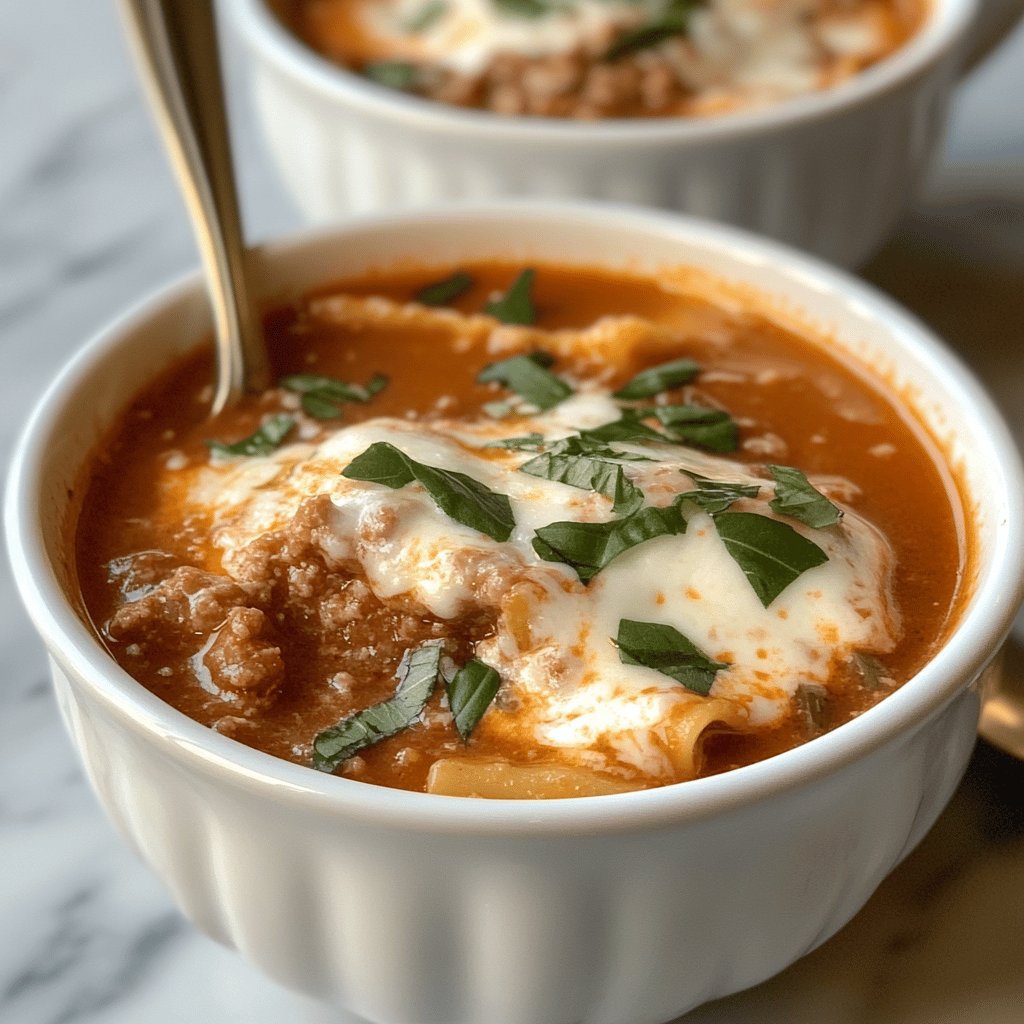 Instant Pot Lasagna Soup