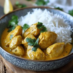 Poulet mariné au curry et gingembre