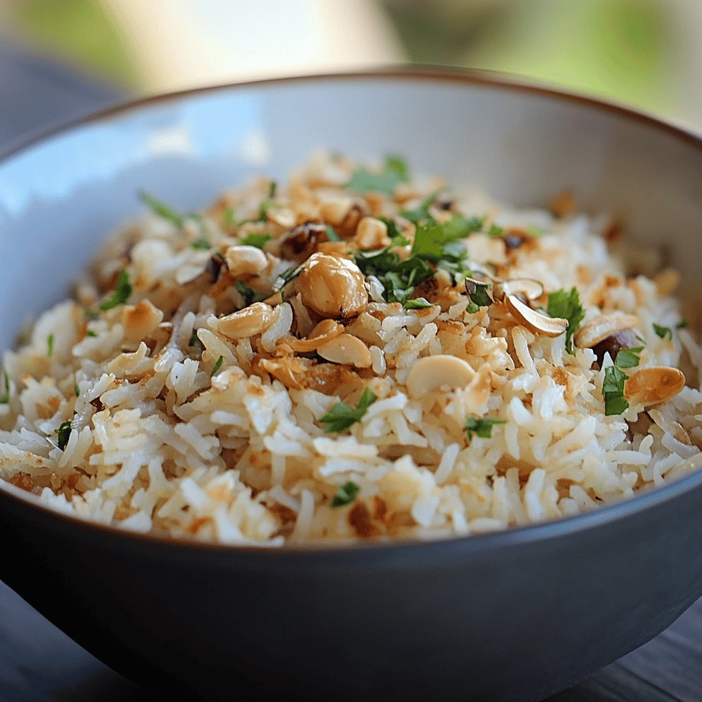 Riz à la noix de coco