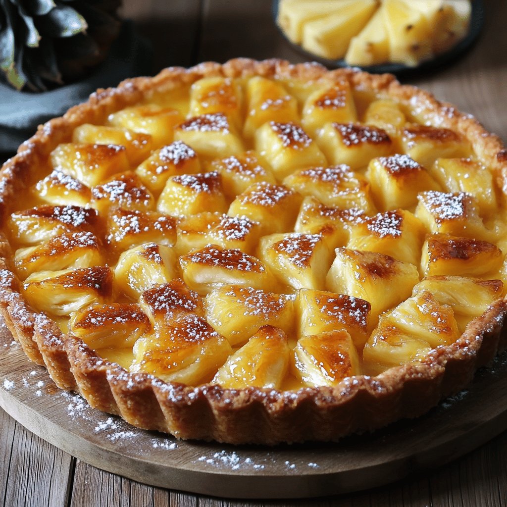 Tarte à l'ananas